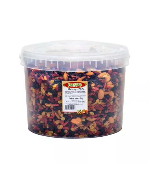 Mélange Zen 5kg - Grossiste Importateur Fruits Secs en Seau