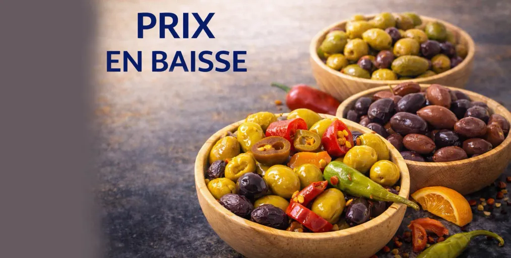 PRIX EN BAISSE — Olives Meyva