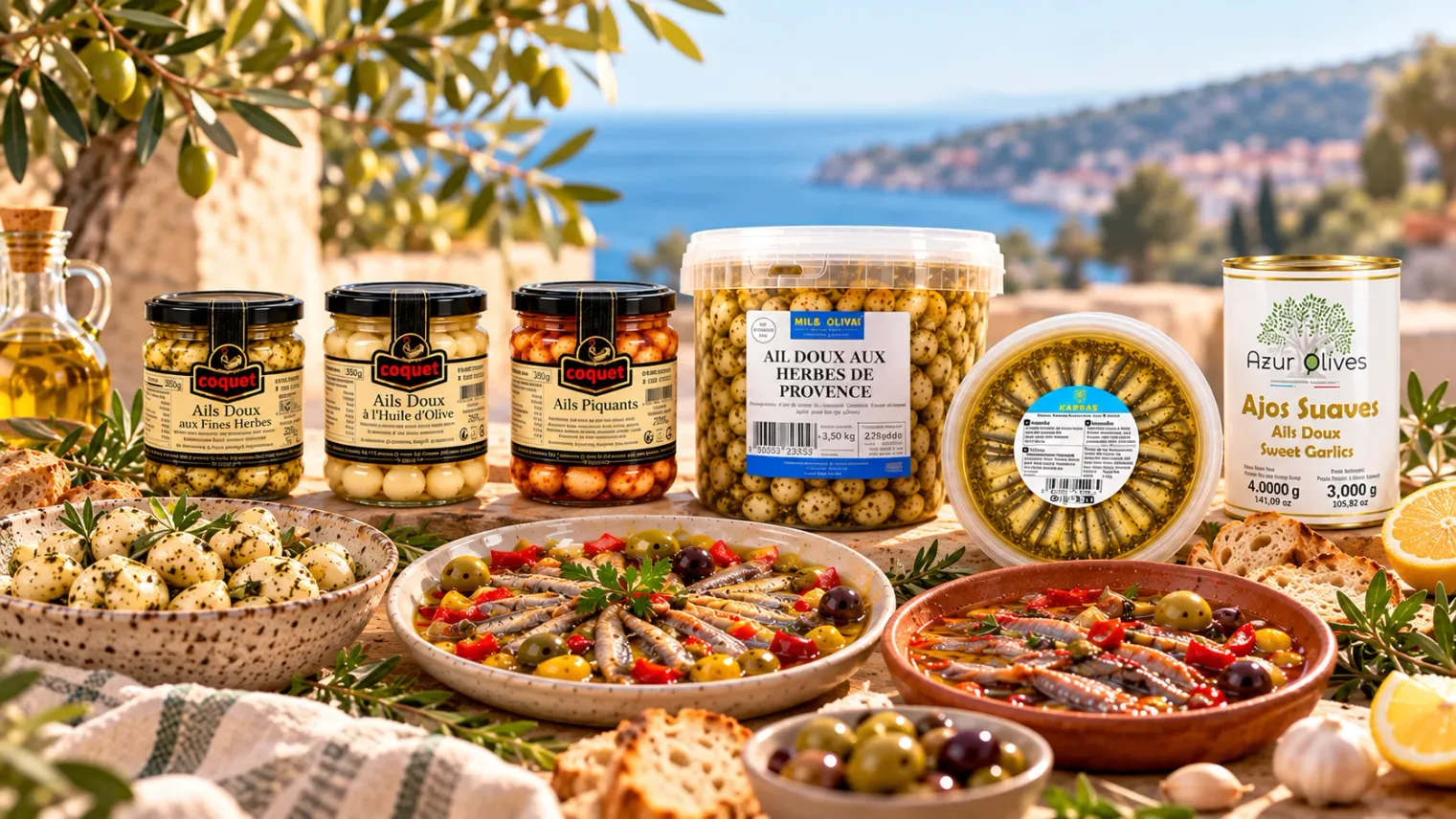 Ails & Anchois marinés