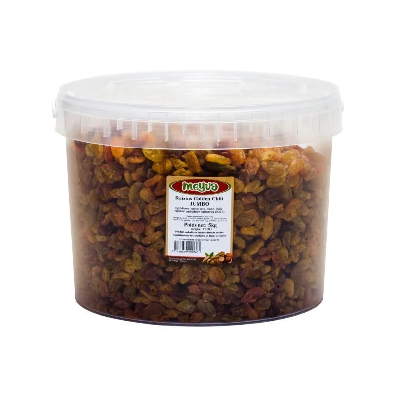 BUCKET MEYVA - RAISINS GOLDEN CHILE JUMBO 5KG