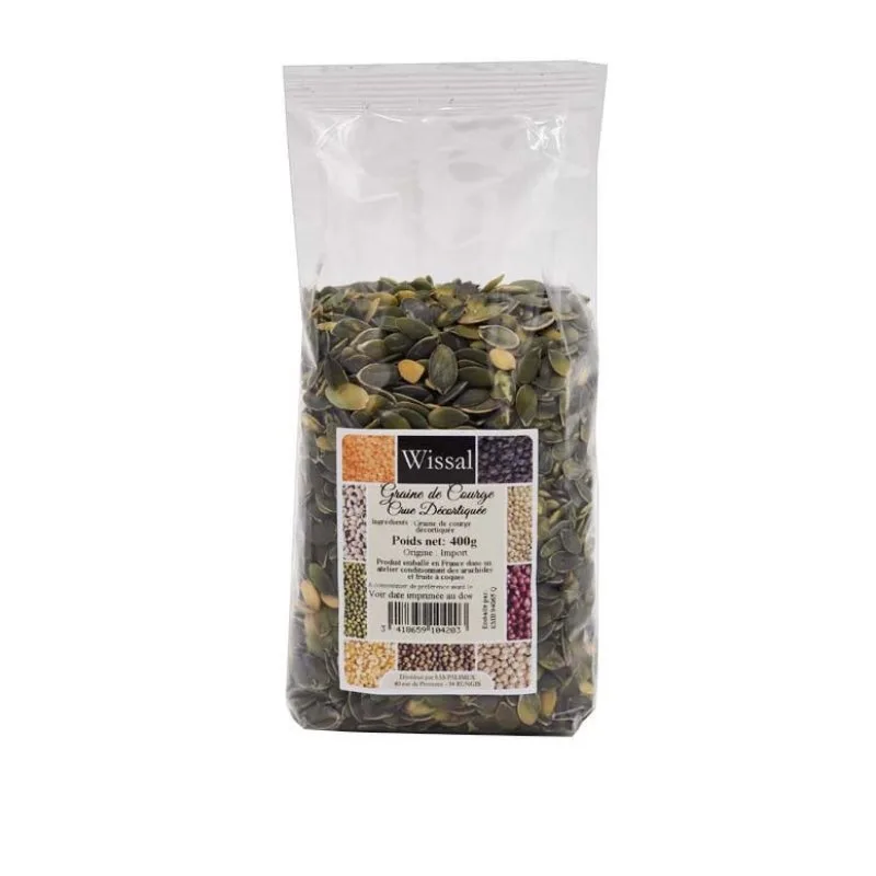 WISSAL - RAW SHELLED PUMPKIN SEEDS 20X400G