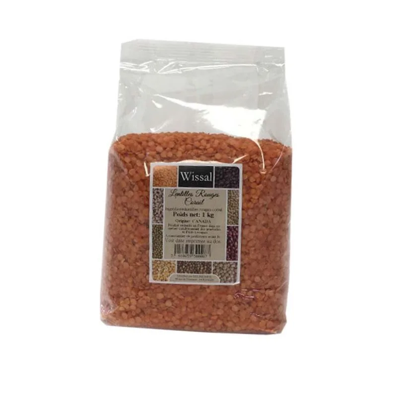 WISSAL - LENTILLES ROUGES CORAIL 12x1kg