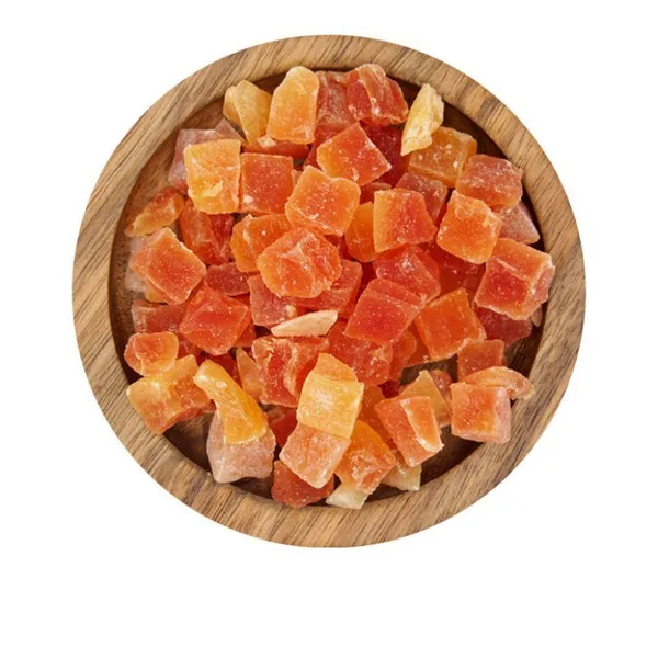 BUCKET MEYVA - PAPAYA DEHYDRATED RED CUBES 5KG