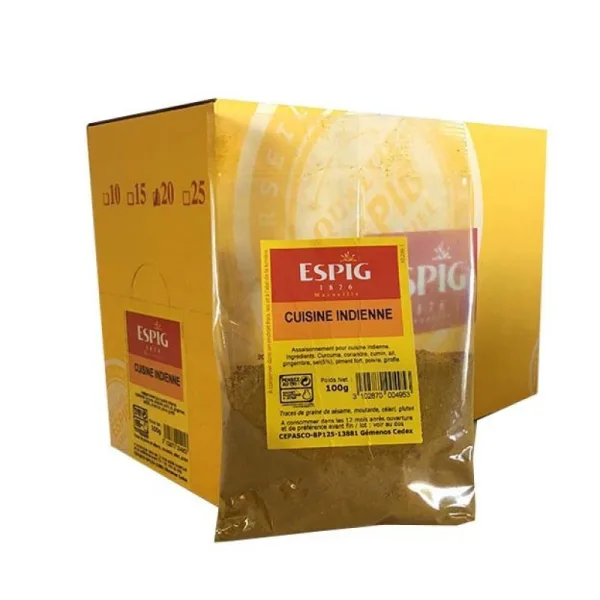 CUISINE INDIENNE - Espig - 20x100g