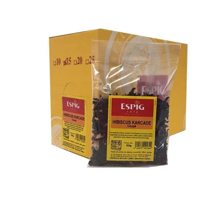 HIBISCUS FLEURS COUPEES - Espig - 15x50g