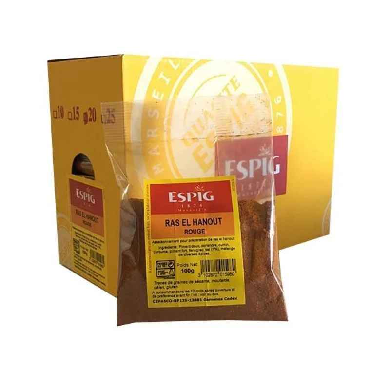 RAS EL HANOUT ROUGE - Espig - 20x100g