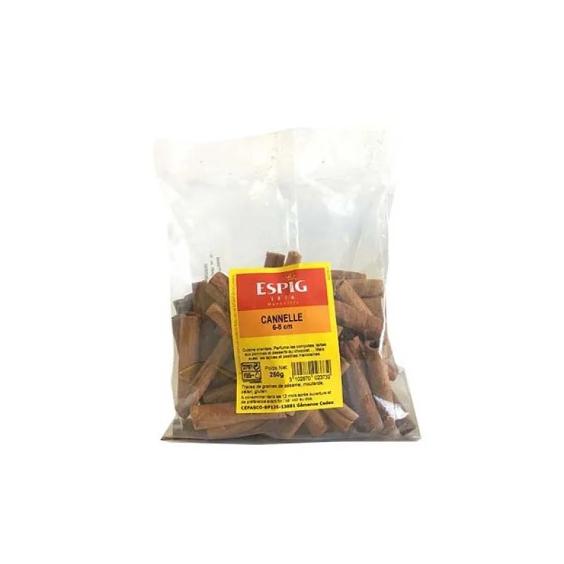 CANNELLE TUYAUX 6-8 cm - 250g - Espig