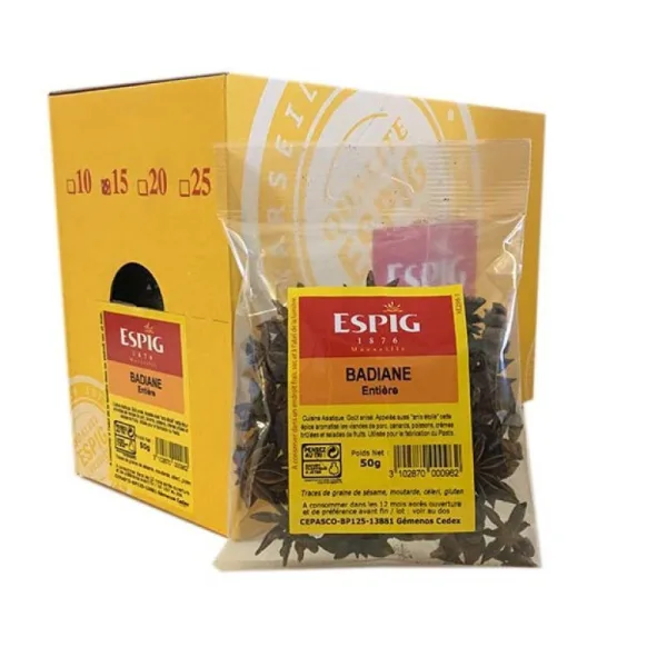 BADIANE ENTIERE - Espig - 15X100G