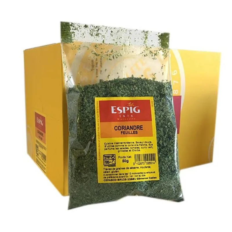 CORIANDRE FEUILLES - Espig - 10X50G