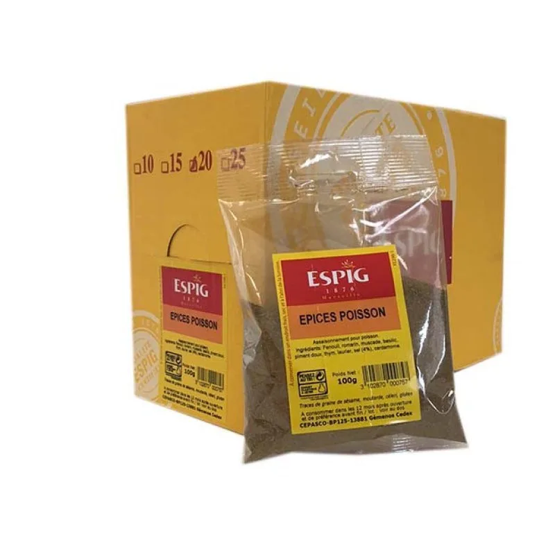 EPICES POISSON - Espig - 20x100g