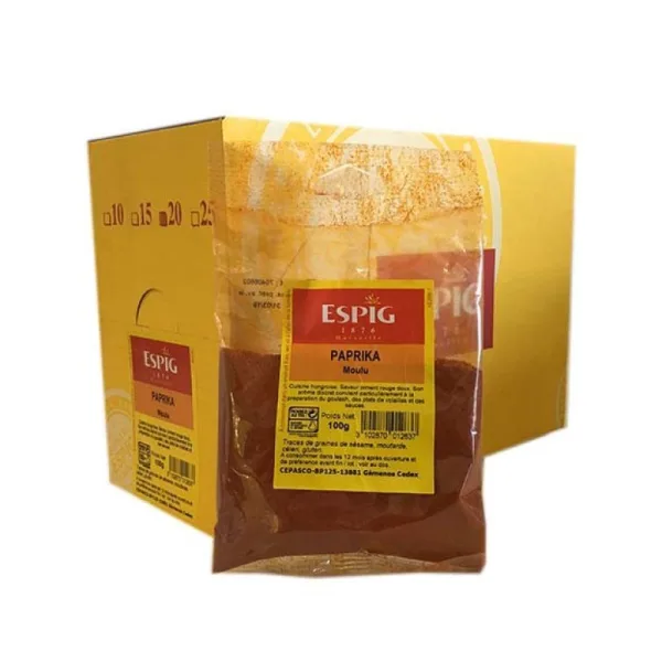 PAPRIKA PRECIEUX DOUX MOULU - Espig - 20x100g