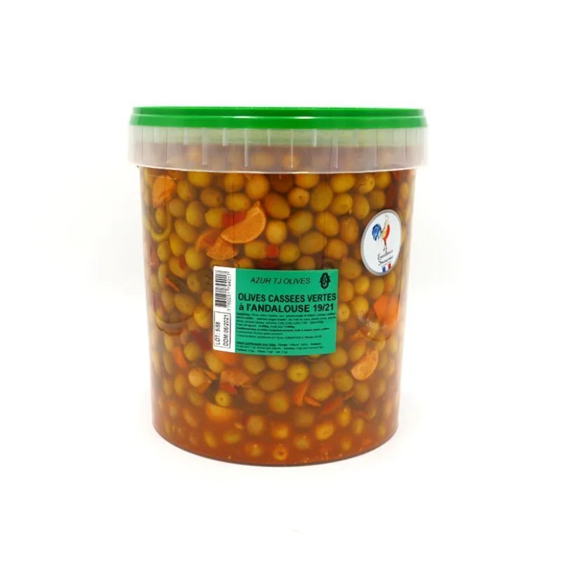 Oliven Azur - andalusische Pimenten - 10kg