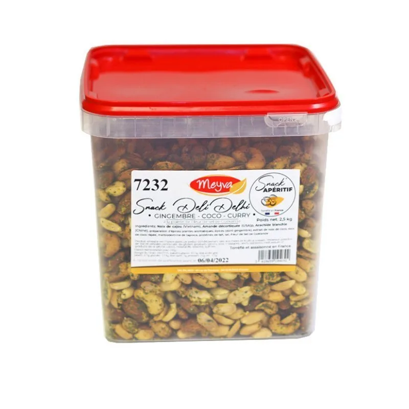 APERITIF SNACK - Snack Deli Delhi - Ginger Curry Coconut - 2.5KG - 2