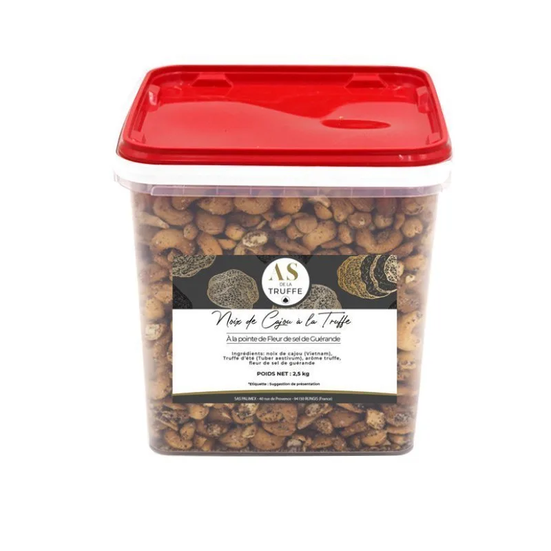 AS DE LA TRUFFE - Cashewkerne W240 - Trüffel & Fleur Salz Guérande 2.5KG - 3