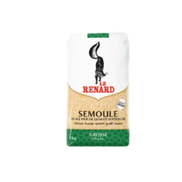 SEMOULE DE BLE DUR - LE RENARD - 10 x 1 KG - GROSSE