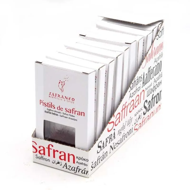 Saffron Whole / Filament - Case - SAFRANEO - 10 x 0,5g