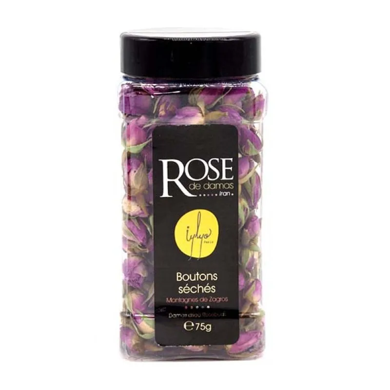 Bouton de rose de Damas -  ORIGINE IRAN - Bocal 75g 