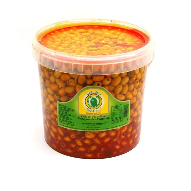 OLIVES SAFAA - PICHOLINES DENOYAUTEES PIQUANTES 7KG