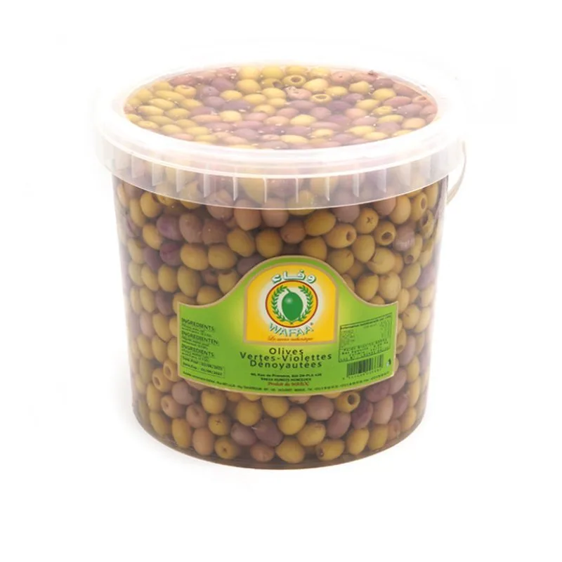 OLIVES SAFAA - VERTES VIOLETTES DENOYAUTEES 6KG