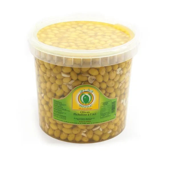 OLIVES SAFAA - PICHOLINES CASSEES A L AIL 8KG
