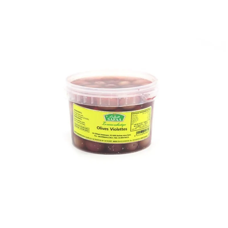 Olives violettes entières - 6X350G