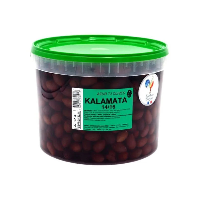 Oliven Azur - Black Kalamata 14/16 - 5kg