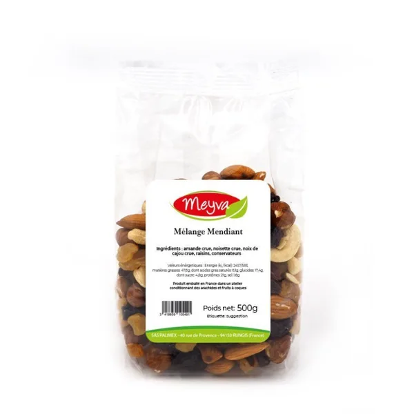 MEYVA - MELANGE MENDIANT 20x500g