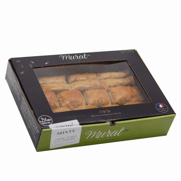 GATEAUX BAKLAVA Mixtes  - 1/2 - FORMAT MOYEN (STANDARD)