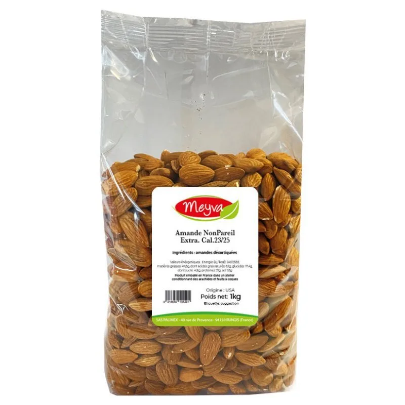 MEYVA - AMANDES NONPAREIL EXTRA 12X800G