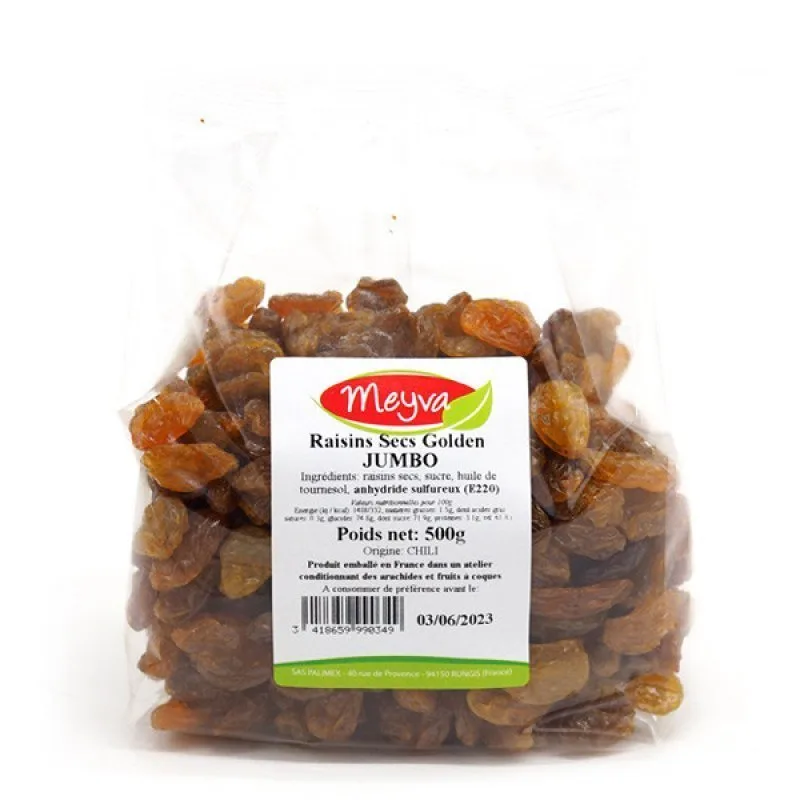 MEYVA - SULTANAS GOLDEN JUMBO 20X500G - 2