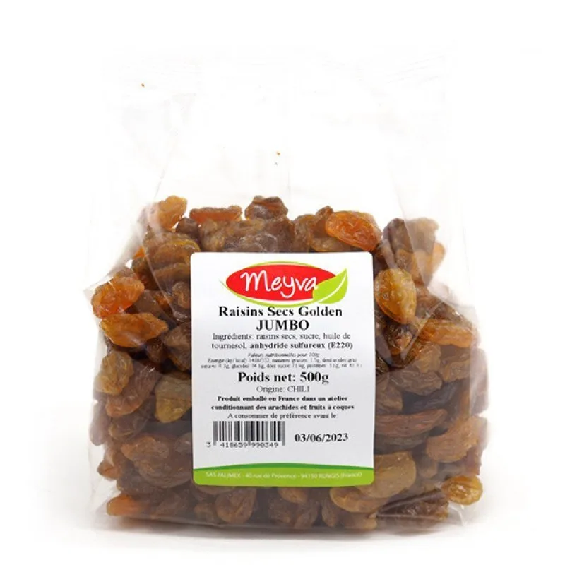 MEYVA - RAISIN SEC GOLDEN JUMBO 20X500G - 2