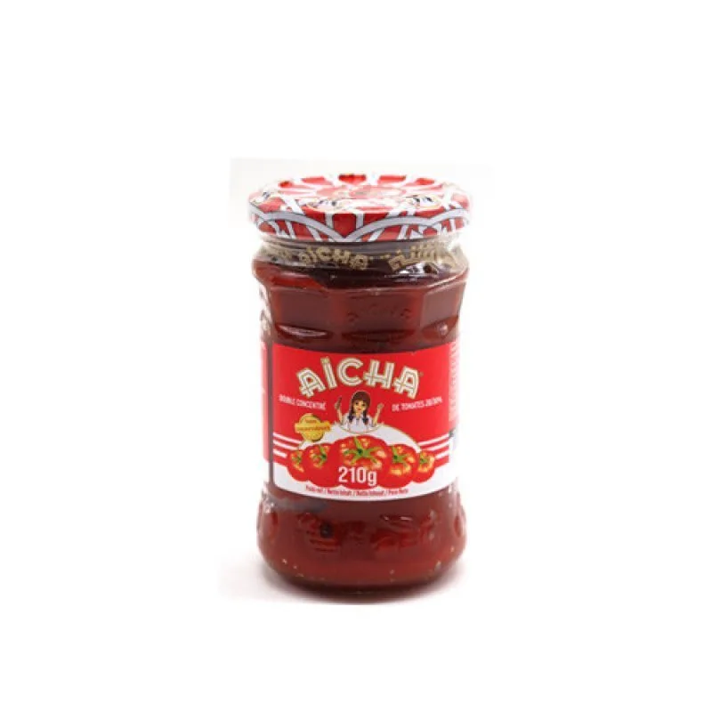 Double Focus Tomatoes - Aicha of Morocco - Small Glass Bocal - 12x210g