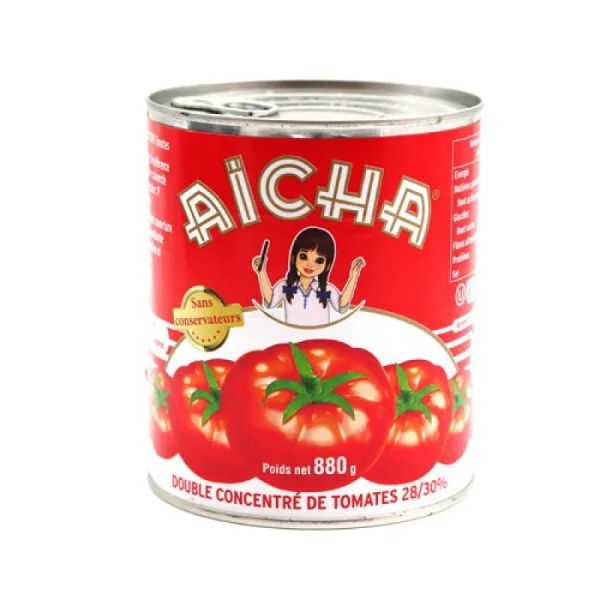 DOUBLE CONCENTRE TOMATES - AICHA DU MAROC - Conserve 6 X 4/4