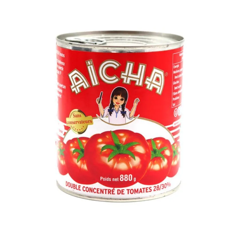 DOUBLE CONCENTRE TOMATES - AICHA DU MAROC - Conserve 6 X 4/4