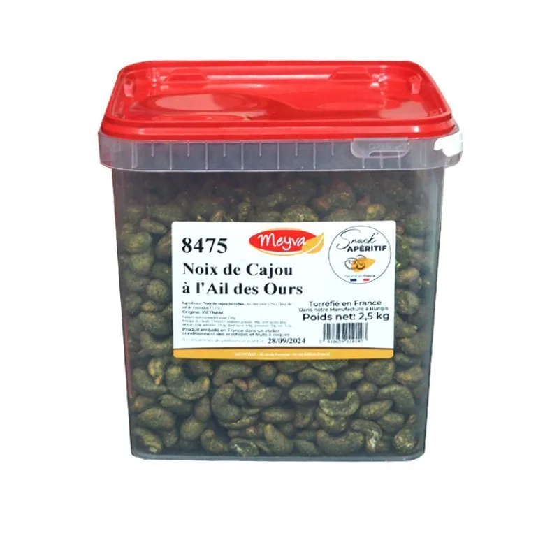 SNACK APERITIF - Cashew Nuts with Wild Garlic - 2.5KG