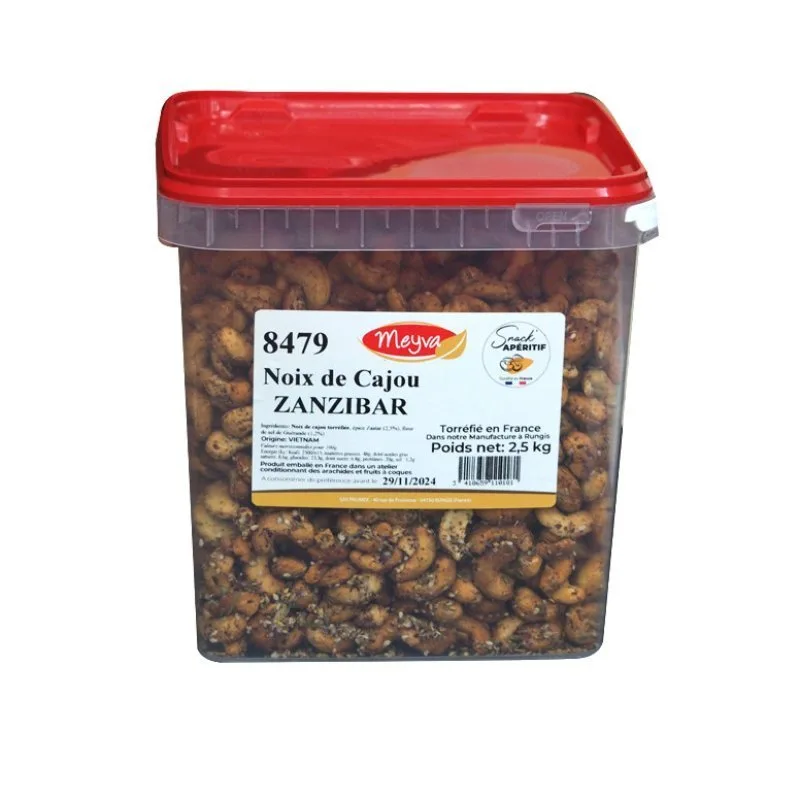 Aperitif Snack - Zanzibar Cashewkerne - 2.5KG