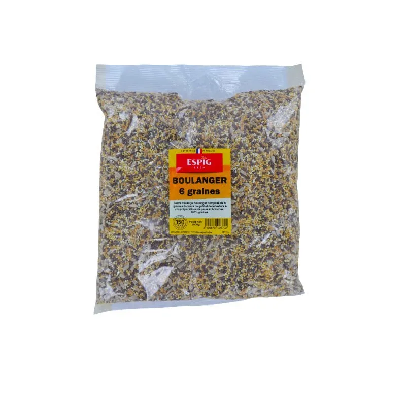 MELANGE BOULANGER 6 GRAINES 1KG - Espig