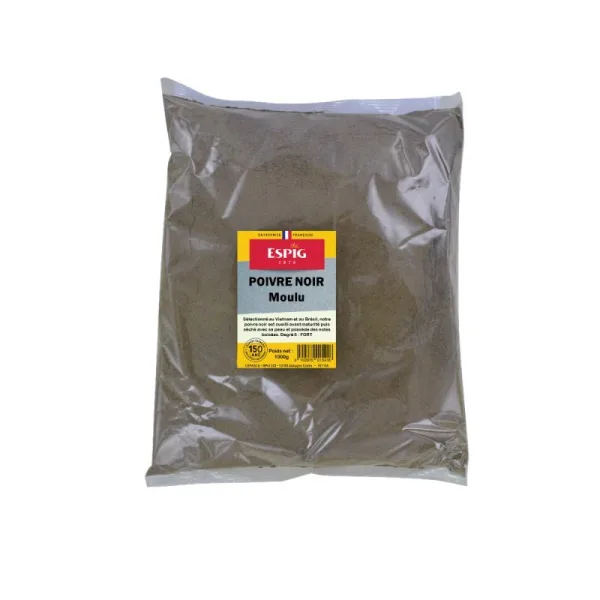 Poivre Noir Moulu - 1KG - Espig