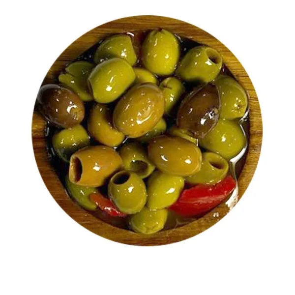 Olives MEYVA - COCKTAIL MAROCAIN PIMENTE DENOYAUTEES - 2KG