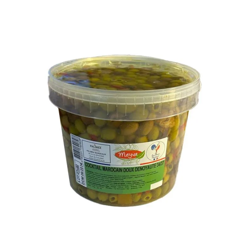 Olives MEYVA - COCKTAIL MAROCAIN PIMENTE DENOYAUTEES - 2KG