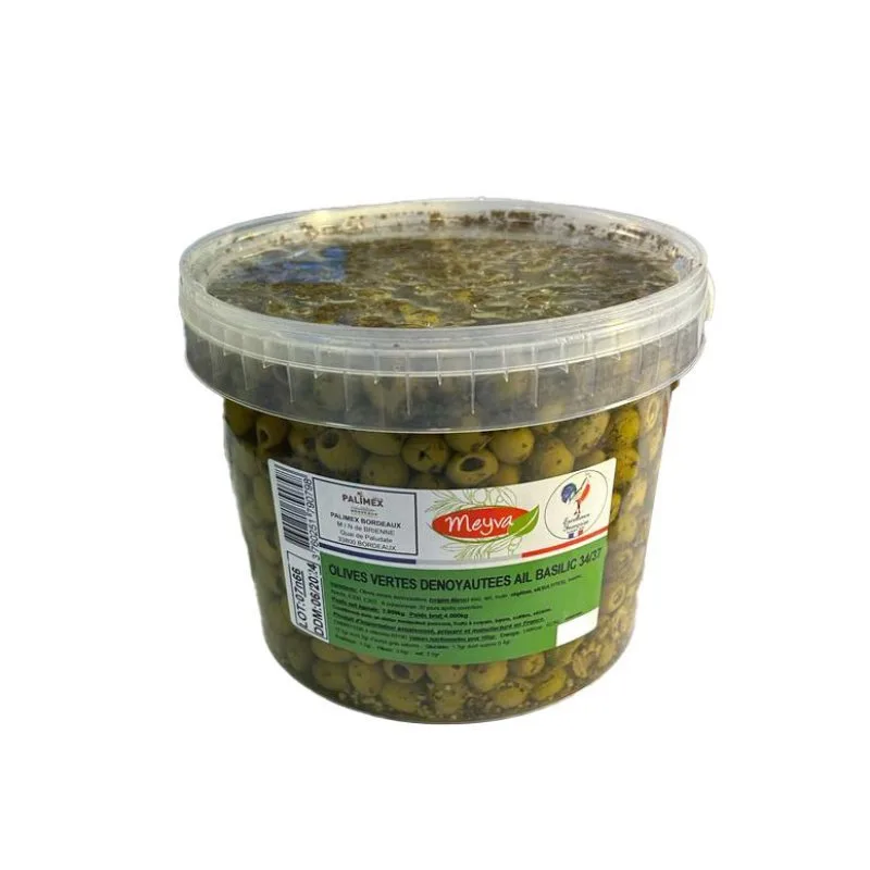 Oliven Azure - grüne Oliven-Knoblauch-Basilikum - 2kg