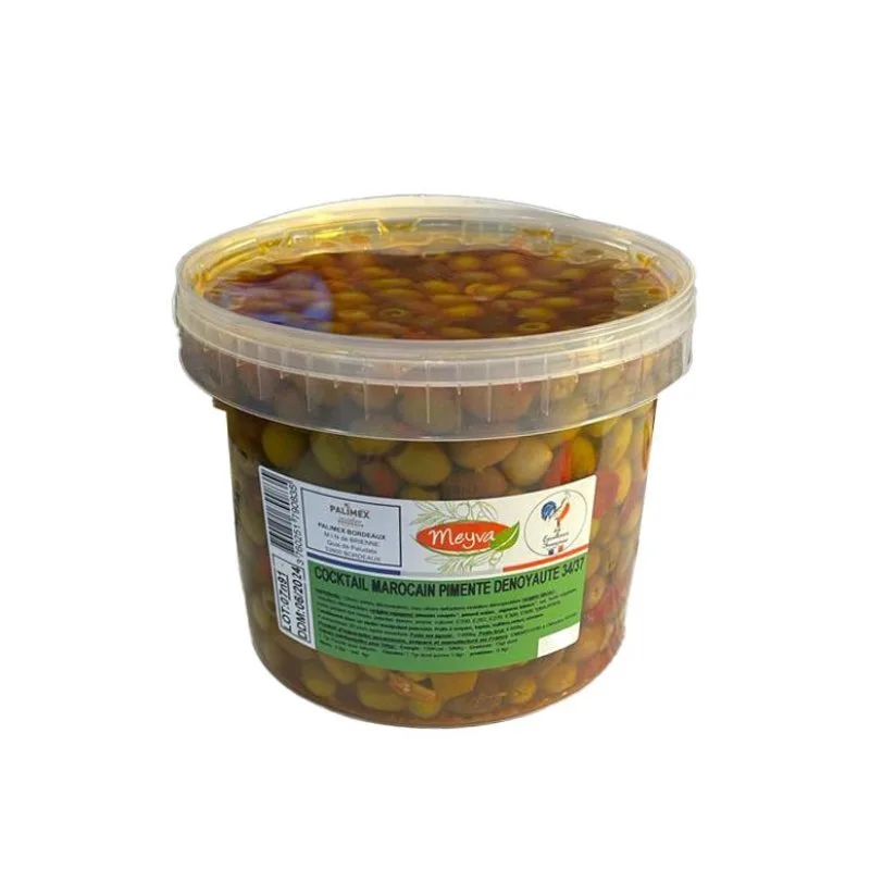 Olives MEYVA - COCKTAIL MAROCAIN DOUX DENOYAUTEES - 2KG