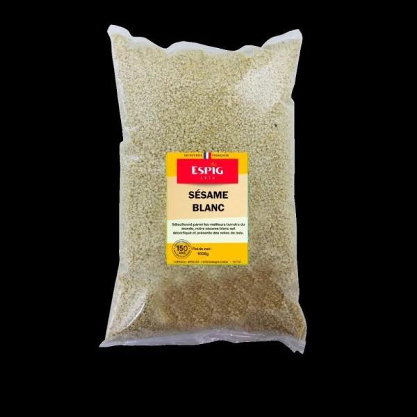 SESAME BLANC ENTIER 1KG - Espig