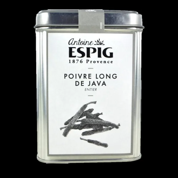 Boîte fer Antoine ESPIG - Poivre Long De Java Entier - 110g