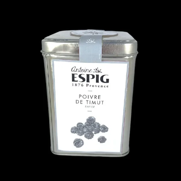 Boîte fer Antoine ESPIG - Poivre de Timut - 150g