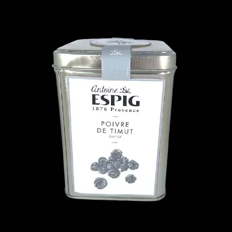 Boîte fer Antoine ESPIG - Poivre de Timut - 150g