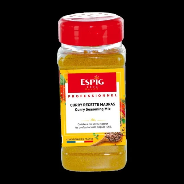 Pot PET 500mL - Curry Recette Madras - 200g