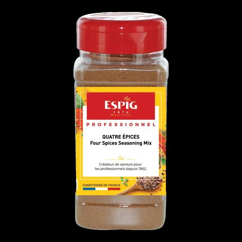 Pot PET 500mL - Quatre Epices - 210g