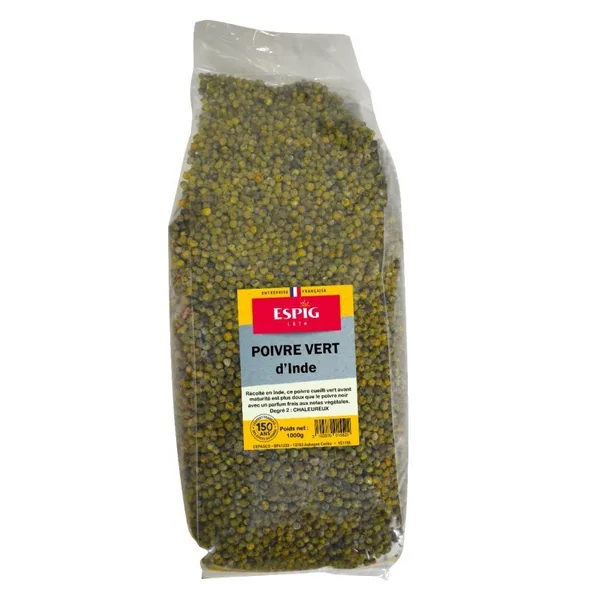DEHYDRATED GREEN PEPPERCORN 1KG - Espig