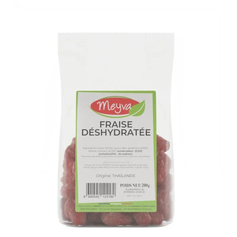 Meyva - Fraise Deshydratée Jumbo 12X200g - 2